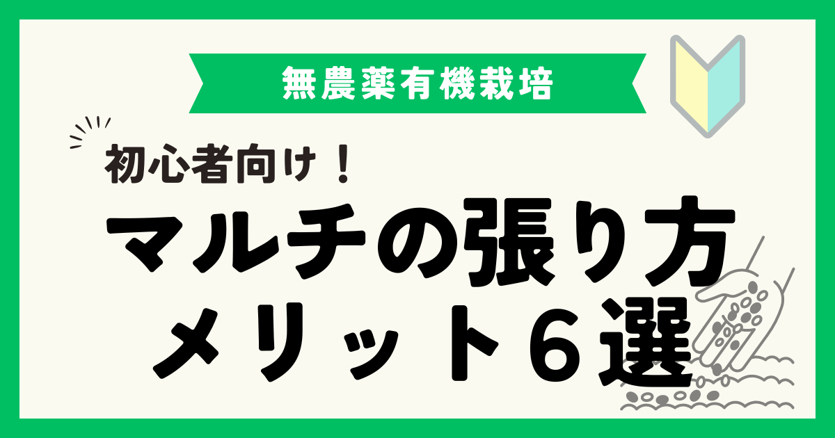 【初心者向け】マルチシートの張り方とメリット６選！